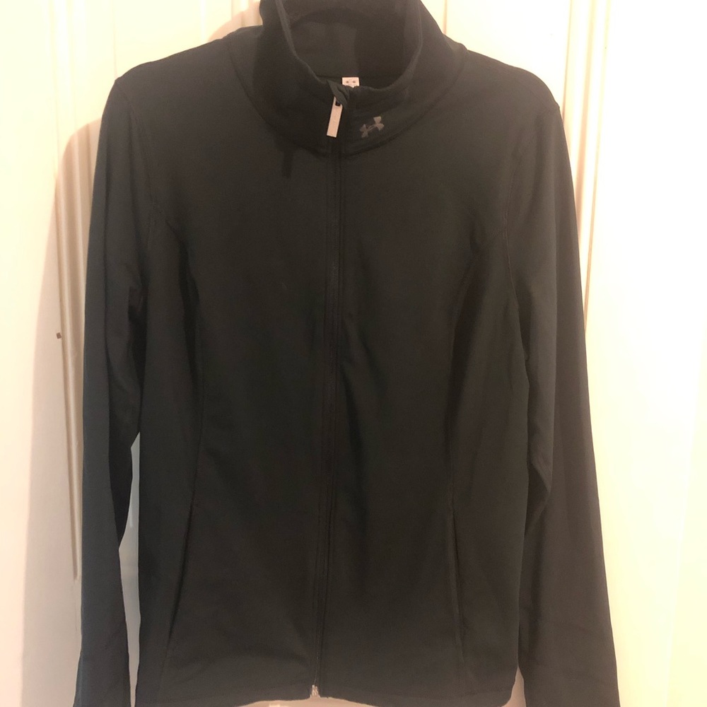 Under Armour black full zip (NWOT)